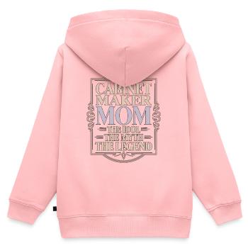 Cabinet Maker Mom The Idol The Myth Cabinet Expert - Kinder Premium Organic Zip Hoodie - Rosa - Hinten - AI Model Kid Female (0cm)
