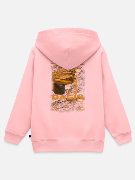 Smaragdbaumboa-Schlangenbesitzer und Reptilienhalter - Kinder Premium Organic Zip Hoodie - Rosa