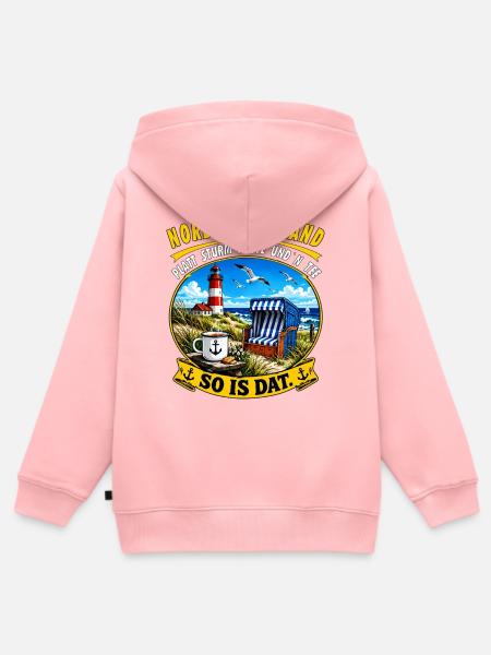 OSTFRIESLAND - Kinder Premium Organic Zip Hoodie - Rosa