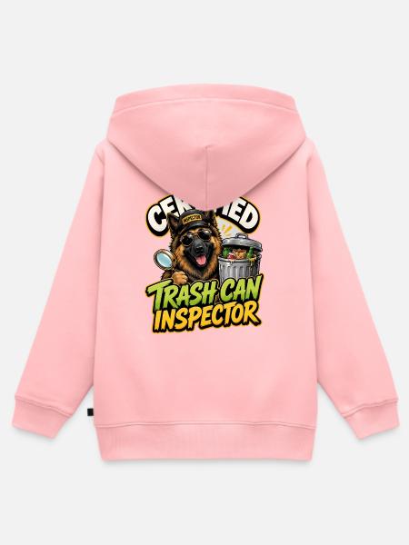 Belgischer Schäferhund - Kinder Premium Organic Zip Hoodie - Rosa
