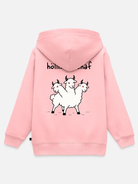höllisch Scharf - Kinder Premium Organic Zip Hoodie - Rosa