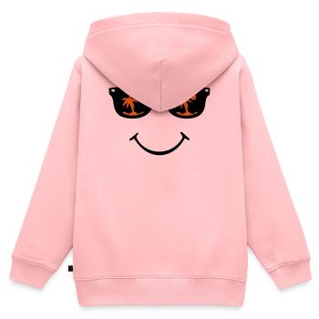 Sunglasses - Kids Premium Organic Zip-up Hoodie - rose - Back - AI Model Kid Female (0cm)