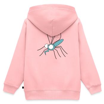 insect mosquito Mücke Mückenplage Stich - Kinder Premium Organic Zip Hoodie - Rosa - Hinten - AI Model Kid Female (0cm)