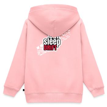 Manger la dérive du sommeil - Sweat Premium à capuche zippé enfant bio - rose - Dos - AI Model Kid Female (0cm)