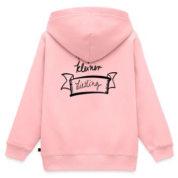 mein kleiner Liebling - Kinder Premium Organic Zip Hoodie - Rosa - Hinten - AI Model Kid Female (0cm)