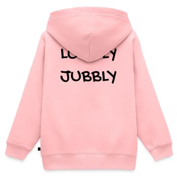 Cinema / Film / Zitat / TV-Serie - Kinder Premium Organic Zip Hoodie - Rosa - Hinten - AI Model Kid Female (0cm)