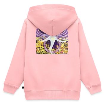 Sternentor der Engel - Sonja Ariel von Staden - Kinder Premium Organic Zip Hoodie - Rosa - Hinten - AI Model Kid Female (0cm)