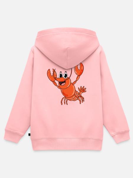 Hummer - Kinder Premium Organic Zip Hoodie - Rosa