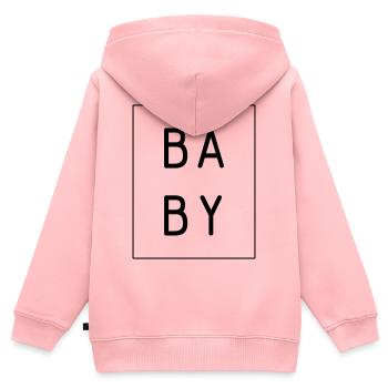 infant - Kids Premium Organic Zip-up Hoodie - rose - Back - AI Model Kid Female (0cm)
