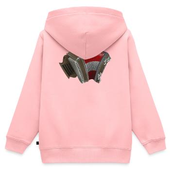 Styrian Harmonica - Austria | ZiachON! - Kids Premium Organic Zip-up Hoodie - rose - Back - AI Model Kid Female (0cm)
