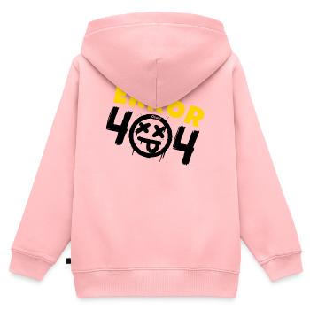 Fehler 404 nicht gefunden - Kinder Premium Organic Zip Hoodie - Rosa - Hinten - AI Model Kid Female (0cm)