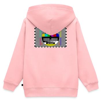 TV Testbild Arabisch - Kinder Premium Organic Zip Hoodie - Rosa - Hinten - AI Model Kid Female (0cm)