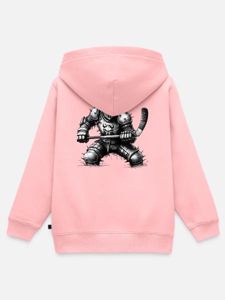 Hockey Ritter für echte Gewinner - Kinder Premium Organic Zip Hoodie - Rosa