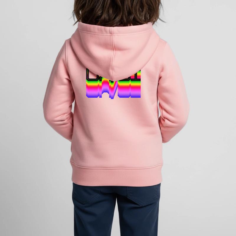 Code Développeur Scripting Dev Geek Geek Sweat Premium à capuche zippé enfant bio