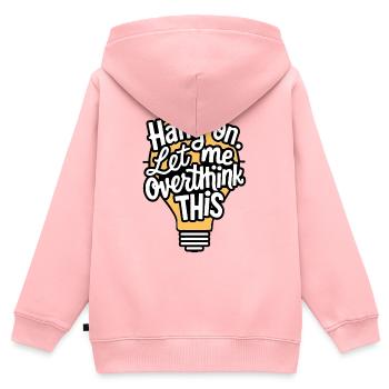 Kreative Idee Lampendesign - Kinder Premium Organic Zip Hoodie - Rosa - Hinten - AI Model Kid Female (0cm)
