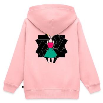 anniversary. Anniversary Decade. humor. funny - Kids Premium Organic Zip-up Hoodie - rose - Back - AI Model Kid Female (0cm)