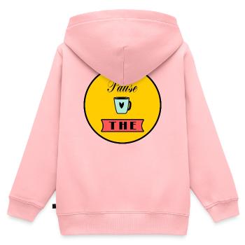 anniversary. Anniversary Decade. humor. funny - Kids Premium Organic Zip-up Hoodie - rose - Back - AI Model Kid Female (0cm)