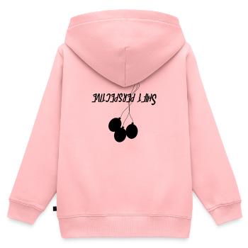 Shift perspective - Kids Premium Organic Zip-up Hoodie - rose - Back - AI Model Kid Female (0cm)