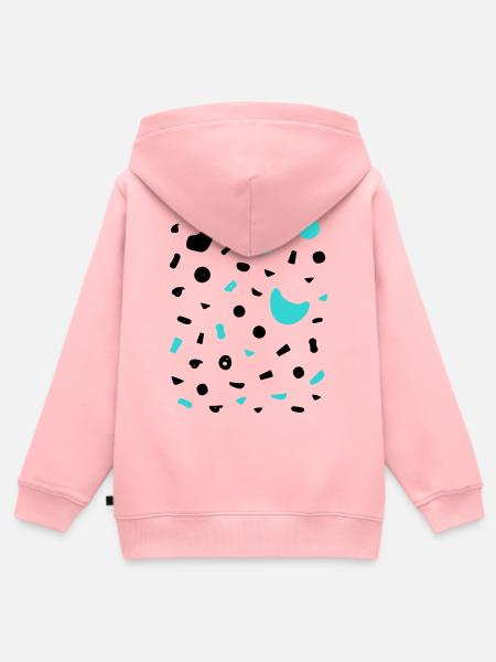 Boulder Projekt 7a Design Klettergriffe klettern - Kinder Premium Organic Zip Hoodie - Rosa