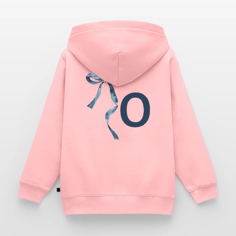 Monogramm oder Geschenkidee Kinder Premium Organic Zip Hoodie