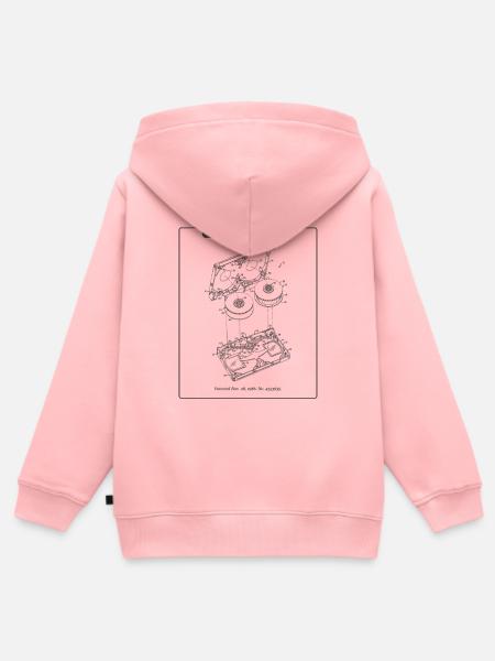 Retro Sketch VHS Kassette - Kinder Premium Organic Zip Hoodie - Rosa