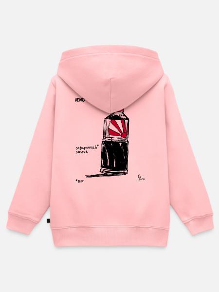 Roll in Love 4 - Kinder Premium Organic Zip Hoodie - Rosa