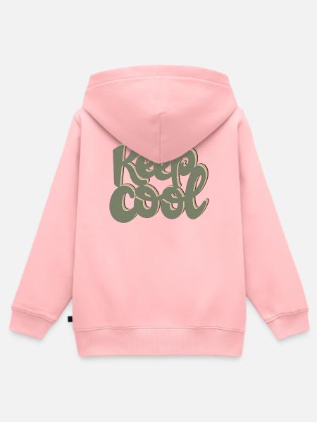 KEEP COOL - Kinder Premium Organic Zip Hoodie - Rosa
