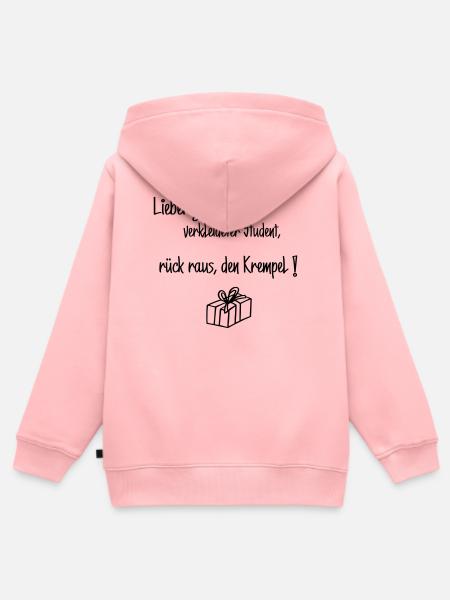 Lieber guter - Kinder Premium Organic Zip Hoodie - Rosa
