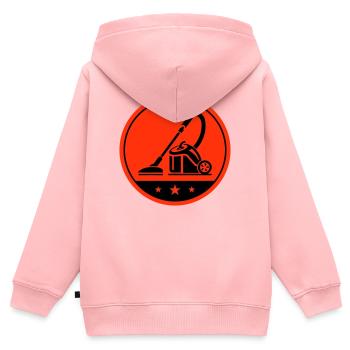Cleaning vacuum cleaners - Kids Premium Organic Zip-up Hoodie - rose - Back - AI Model Kid Female (0cm)