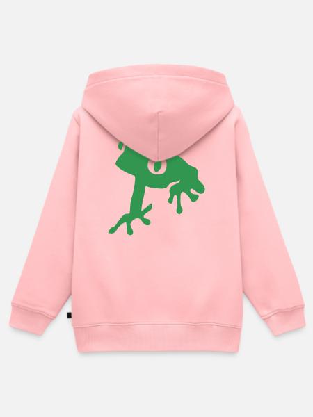 Sei kein Frosch - Kinder Premium Organic Zip Hoodie - Rosa