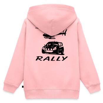 Rallye - Sweat Premium à capuche zippé enfant bio - rose - Dos - AI Model Kid Female (0cm)