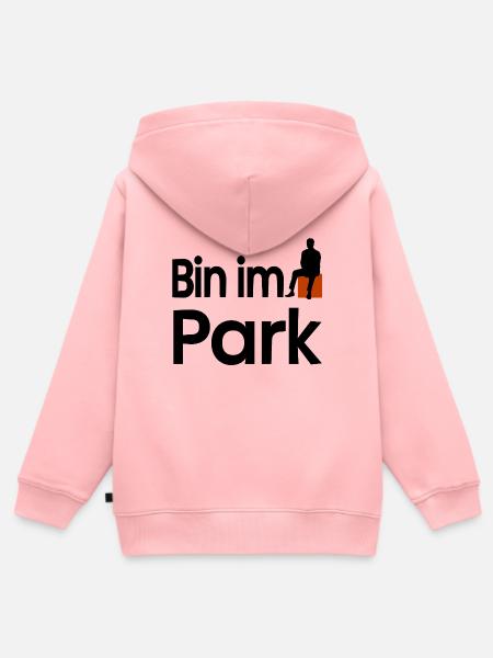 Park - Kinder Premium Organic Zip Hoodie - Rosa