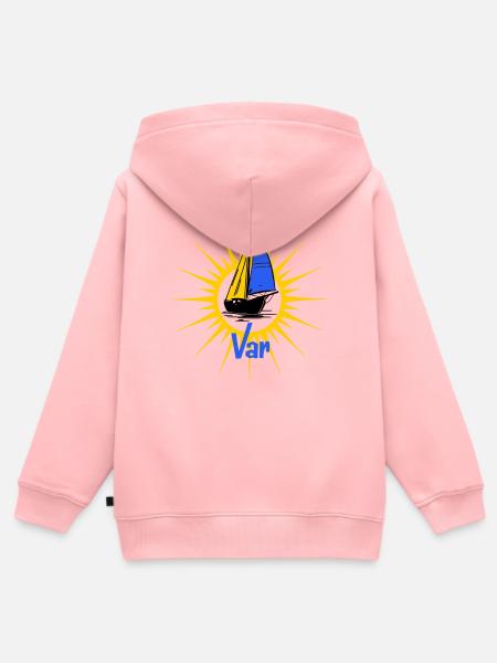Segelboot Soleil Var - Kinder Premium Organic Zip Hoodie - Rosa