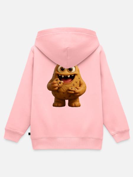 Kekse Keks - Kinder Premium Organic Zip Hoodie - Rosa