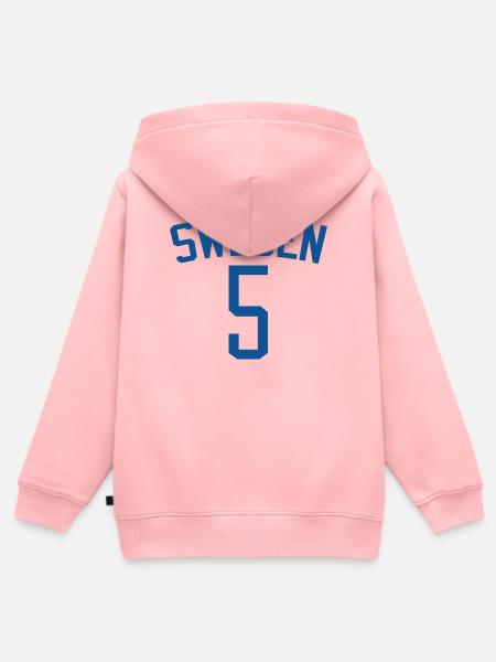 Schweden 5 – Sportdesign - Kinder Premium Organic Zip Hoodie - Rosa
