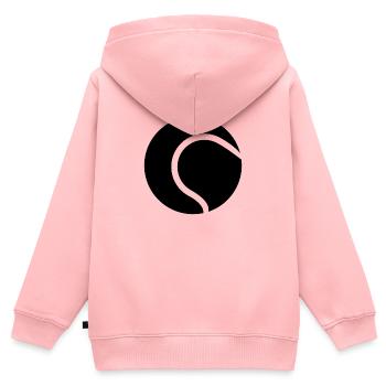 Tennis ball - Kids Premium Organic Zip-up Hoodie - rose - Back - AI Model Kid Female (0cm)