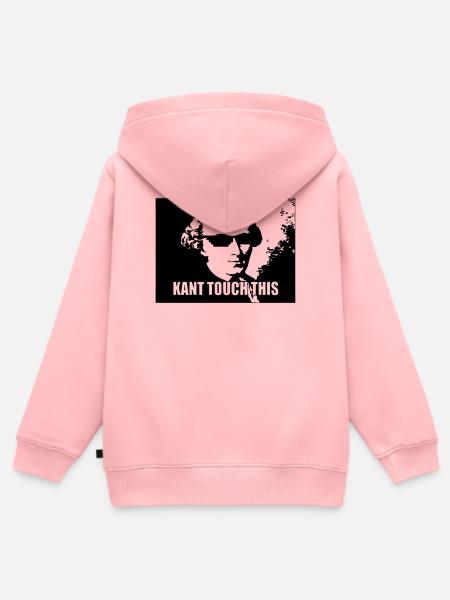 Kant touch this - Kinder Premium Organic Zip Hoodie - Rosa