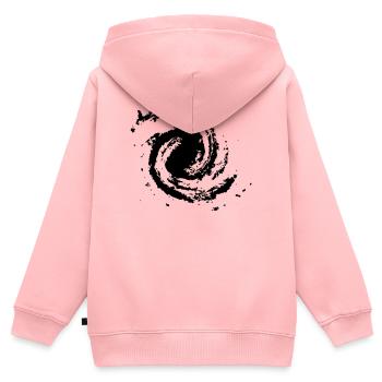 GADS Galaxy - Kids Premium Organic Zip-up Hoodie - rose - Back - AI Model Kid Female (0cm)
