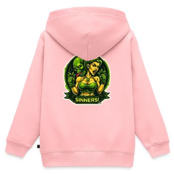 Sinners! Demon in the countryside - Kids Premium Organic Zip-up Hoodie - rose - Back - AI Model Kid Female (0cm)