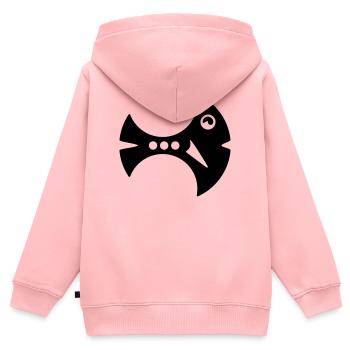 Sickle Fish Illustration Fantasy Fish - Kids Premium Organic Zip-up Hoodie - rose - Back - AI Model Kid Female (0cm)