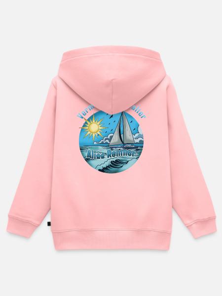 Vermögensverwalter Alias Rentner - Kinder Premium Organic Zip Hoodie - Rosa