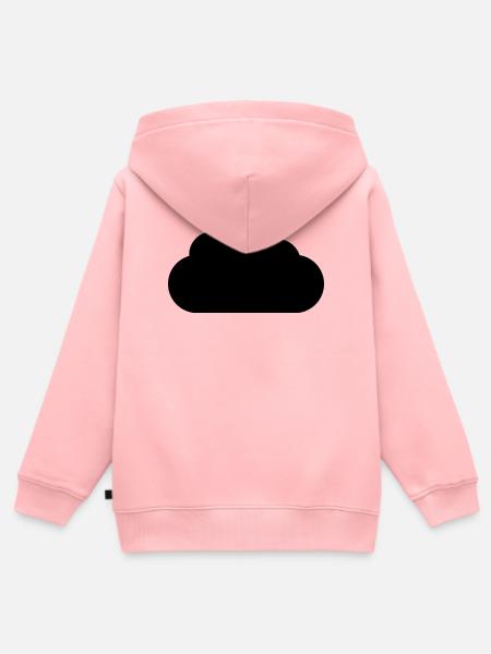 Wolke - Kinder Premium Organic Zip Hoodie - Rosa