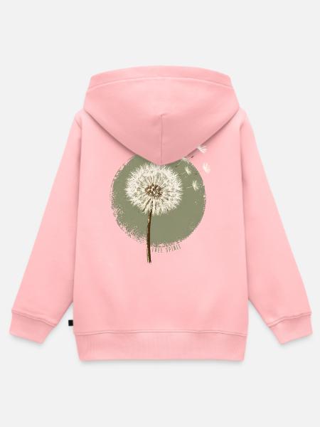 Pusteblume - Kinder Premium Organic Zip Hoodie - Rosa
