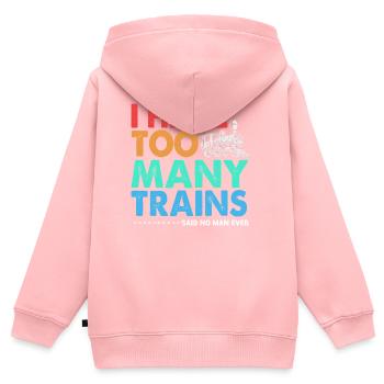Model Railway Model Making Model Maker - Kids Premium Organic Zip-up Hoodie - rose - Back - AI Model Kid Female (0cm)
