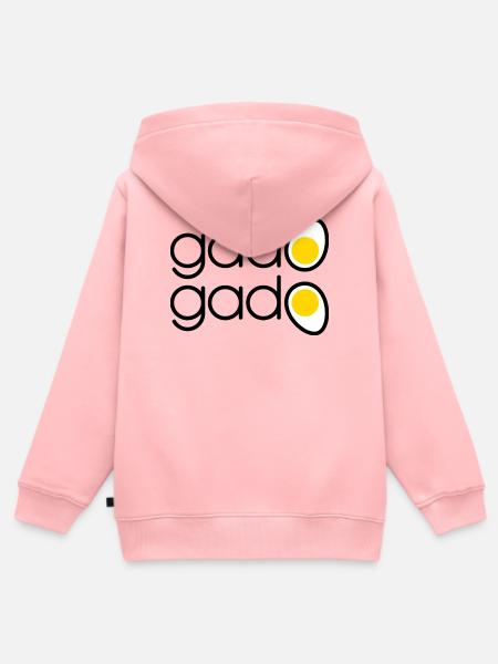 Indonesischer Gado Gado - Kinder Premium Organic Zip Hoodie - Rosa