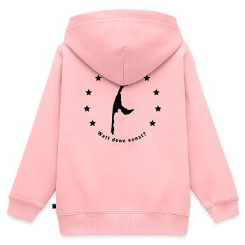 Sylt - Watt denn sonst? - Kinder Premium Organic Zip Hoodie - Rosa - Hinten - AI Model Kid Female (0cm)