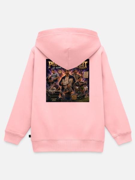 Pünktlichkeit - Kinder Premium Organic Zip Hoodie - Rosa