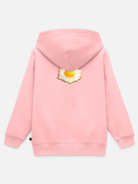 Spiegelei - Kinder Premium Organic Zip Hoodie - Rosa