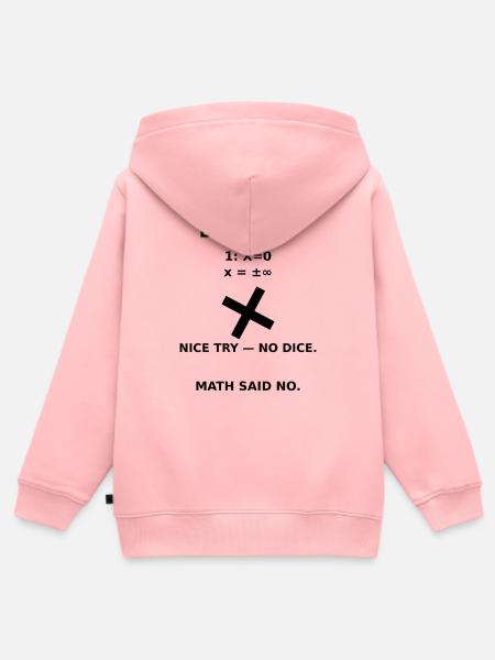 GUTER VERSUCH – KEIN GLÜCK - Kinder Premium Organic Zip Hoodie - Rosa
