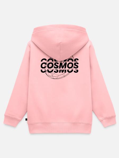 Kosmos - Kinder Premium Organic Zip Hoodie - Rosa